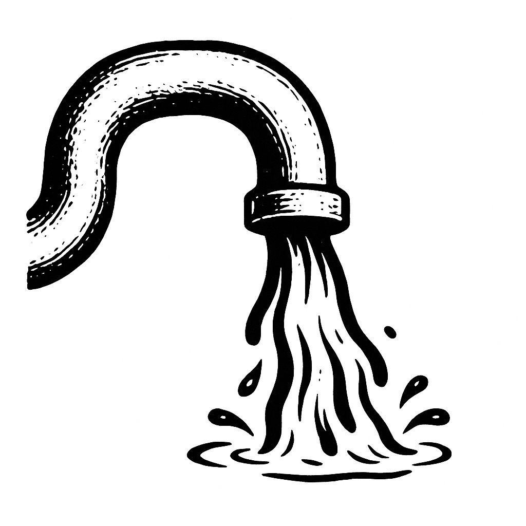 Hasse helpt bij het aanleggen water- en afvoerleidingen